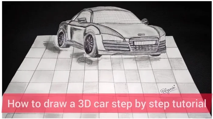 3d Car Drawing Easy How to Draw Cars for Beginners